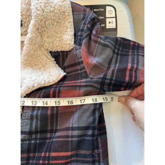 Volcom Women's Ruffian Coat Fleece Sherpa Collar Heavy Chore Jacket Size Small - Picture 7 of 9